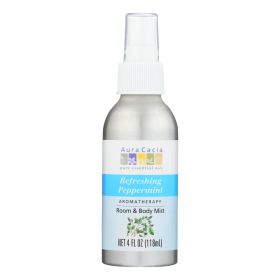 Aura Cacia - Aromatherapy Mist Peppermint Harvest - 4 Fl Oz