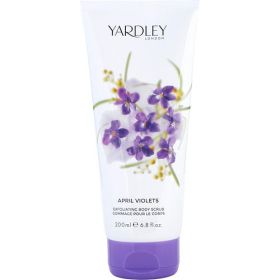 YARDLEY by Yardley APRIL VIOLETS EXFOLIATING BODY SCRUB 6.8 OZ