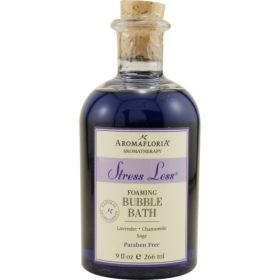 STRESS LESS by Aromafloria FOAMING BUBBLE BATH 9 OZ BLEND OF LAVENDER, CHAMOMILE, AND SAGE