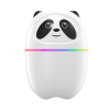 220ML USB Panda Mini Humidifier; 7 Colors LED Aromatherapy Essential Oil Diffuser Spray