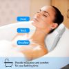 Bathtub Pillow Suction Cup Bath Pillow Air Mesh Breathable Spa Bath Pillow Neck Head Support